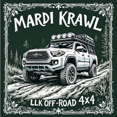 Mardi Krawl — Chalkboard