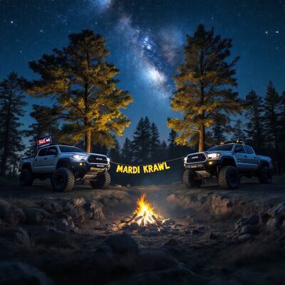 Mardi Krawl — Camp at Night
