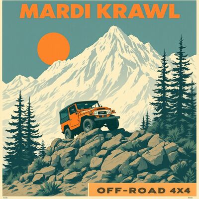 Mardi Krawl — Vintage Poster