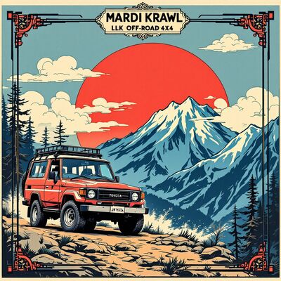 Mardi Krawl — Woodblock